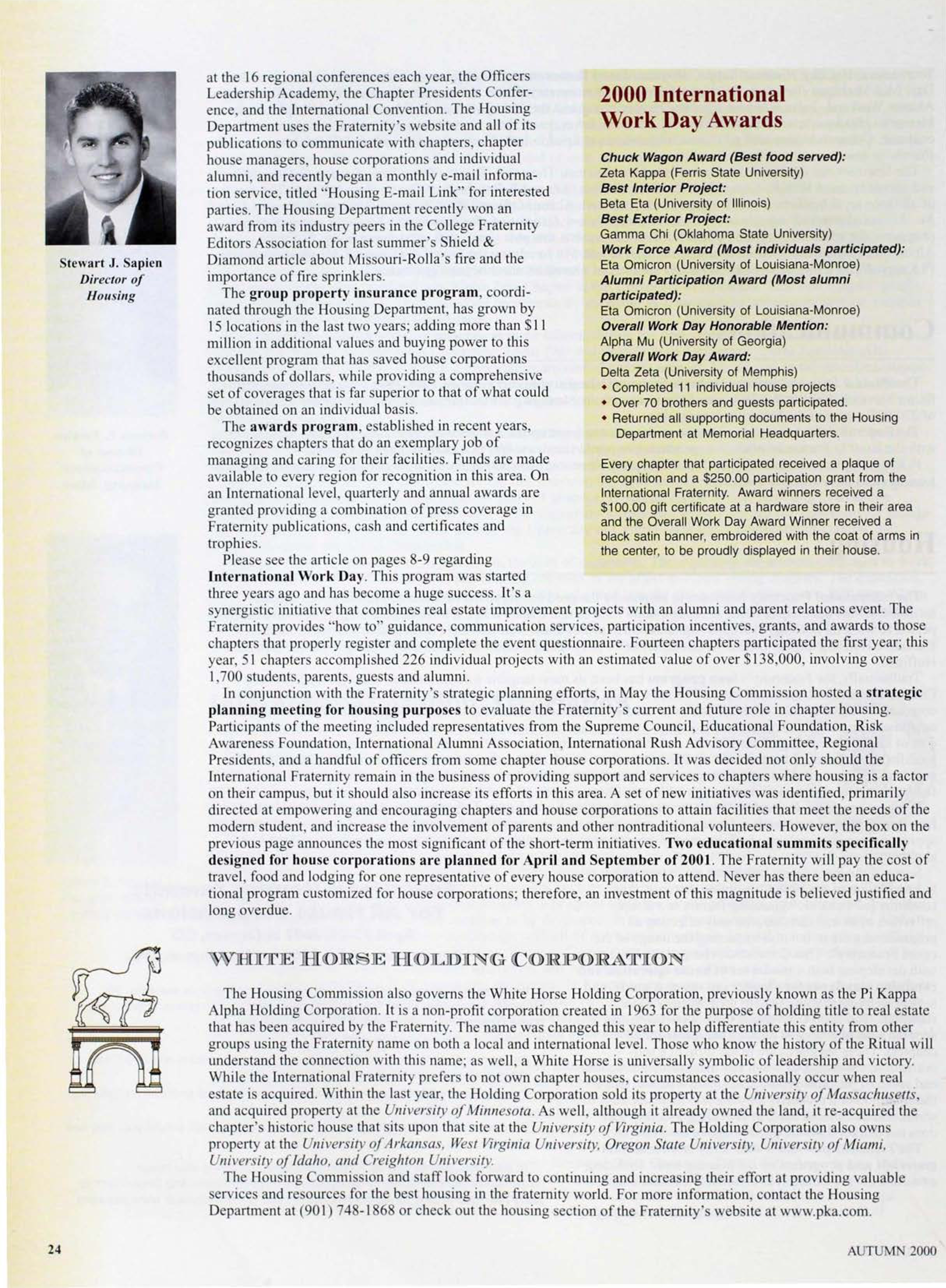 White Horse Holding Corporation